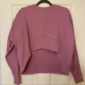 Gymshark crop sweat shirt